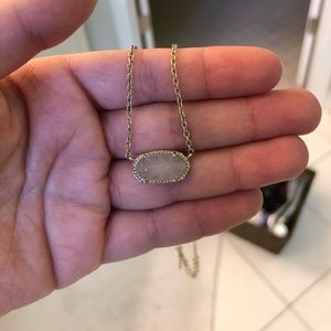 Sparkly (druzy) Kendra Scott Necklace